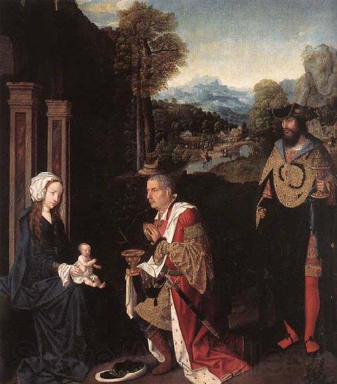 Master of Hoogstraeten Adoration of the Magi France oil painting art